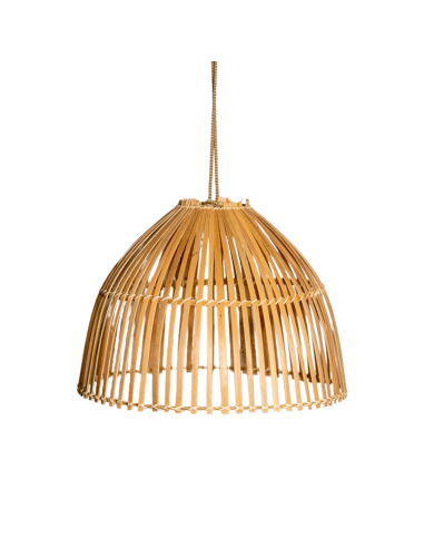 Lustre suspension osier naturel