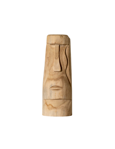 Statue totem en bois